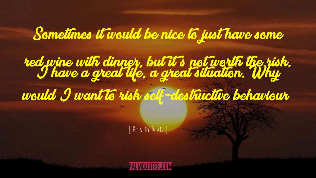 Being Nice quotes by Kristin Davis
