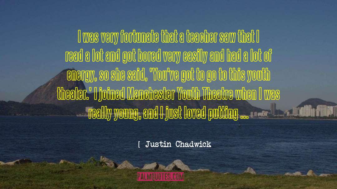 Being Normal quotes by Justin Chadwick