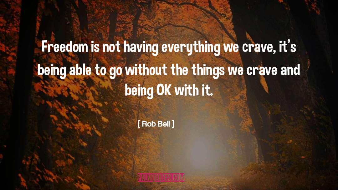 Being Ok quotes by Rob Bell