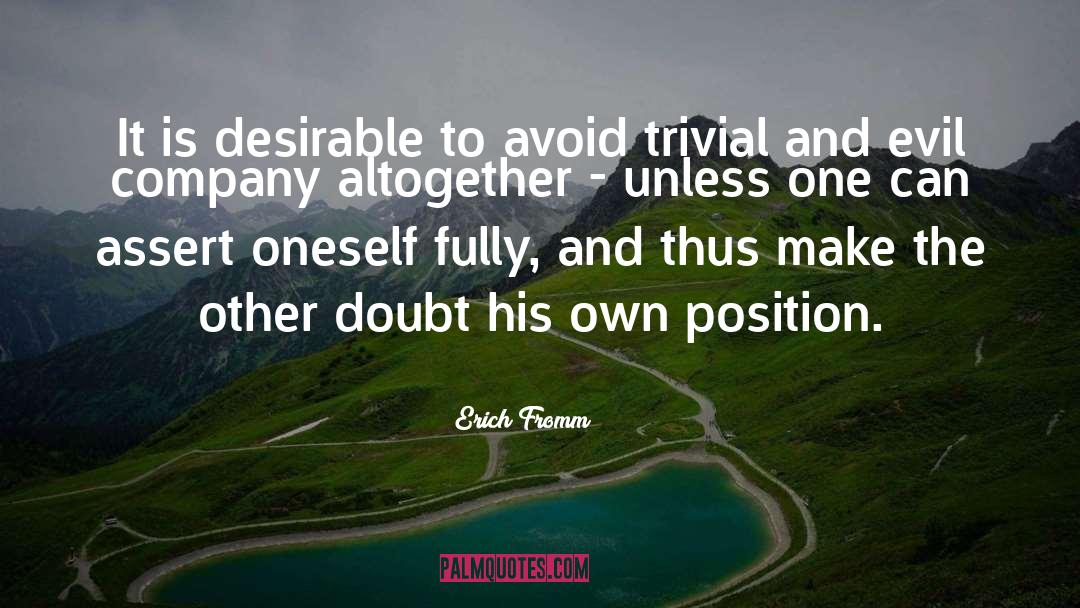 Being Oneself quotes by Erich Fromm