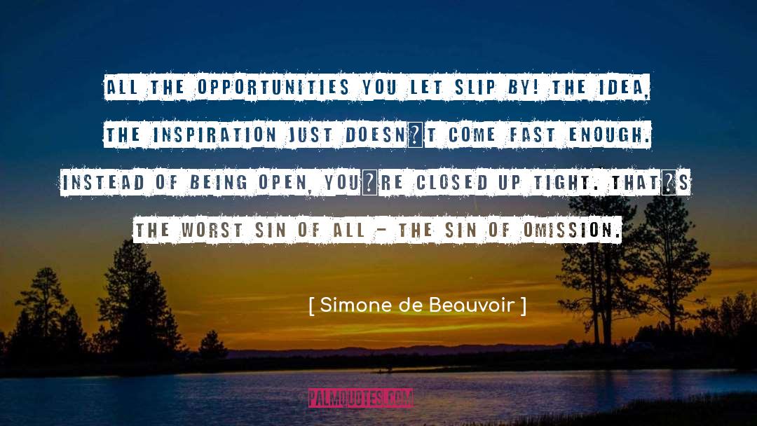 Being Open quotes by Simone De Beauvoir