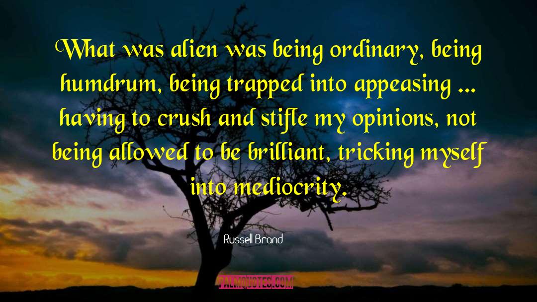 Being Ordinary quotes by Russell Brand