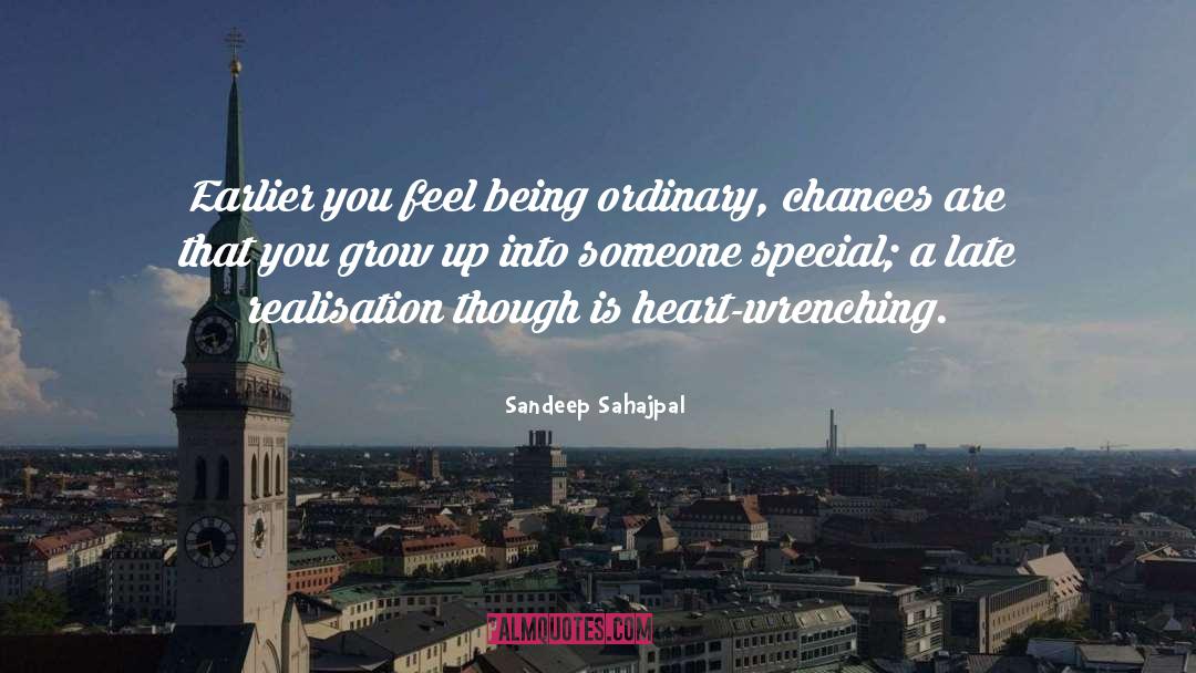 Being Ordinary quotes by Sandeep Sahajpal