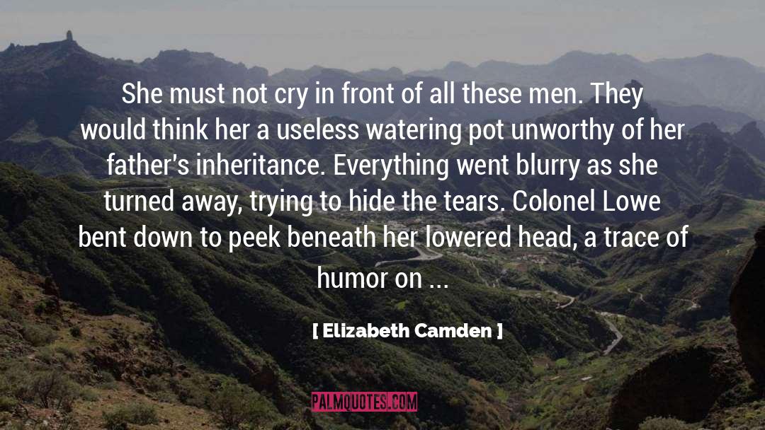 Being Overwhelmed quotes by Elizabeth Camden