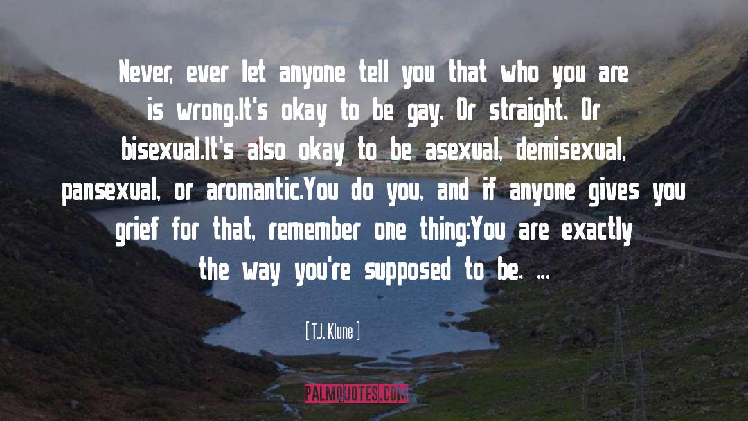 Being Pansexual quotes by T.J. Klune