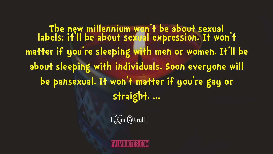Being Pansexual quotes by Kim Cattrall