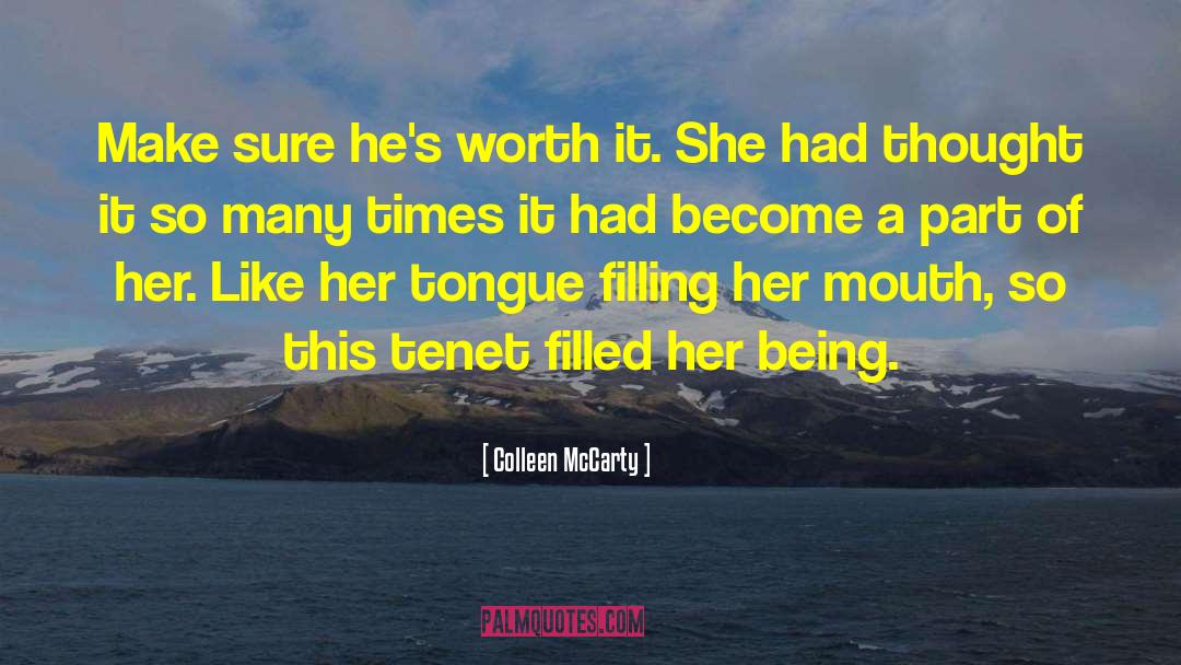 Being Part Of The Bigger quotes by Colleen McCarty