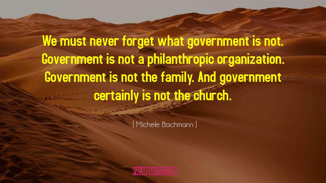 Being Philanthropic quotes by Michele Bachmann