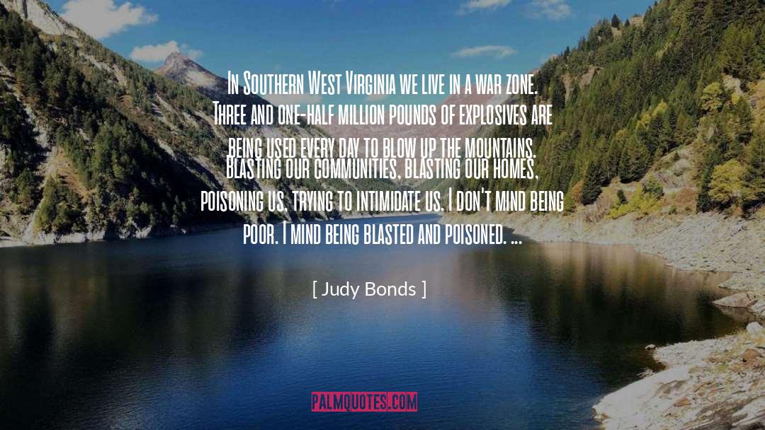 Being Poor quotes by Judy Bonds