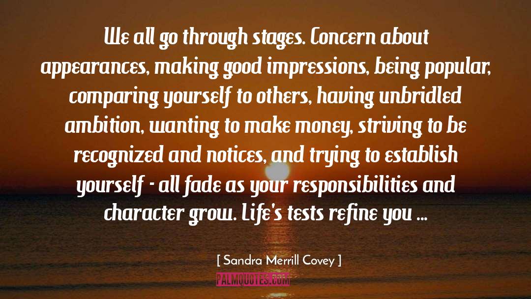 Being Popular quotes by Sandra Merrill Covey