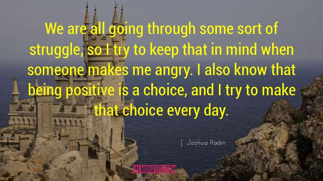 Being Positive quotes by Joshua Radin