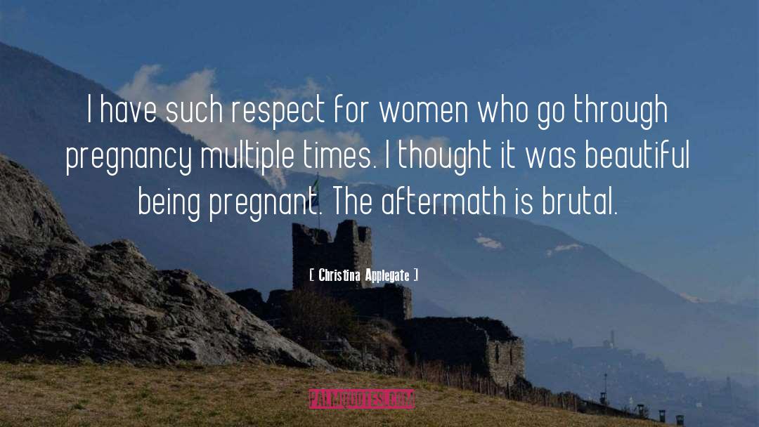 Being Pregnant quotes by Christina Applegate