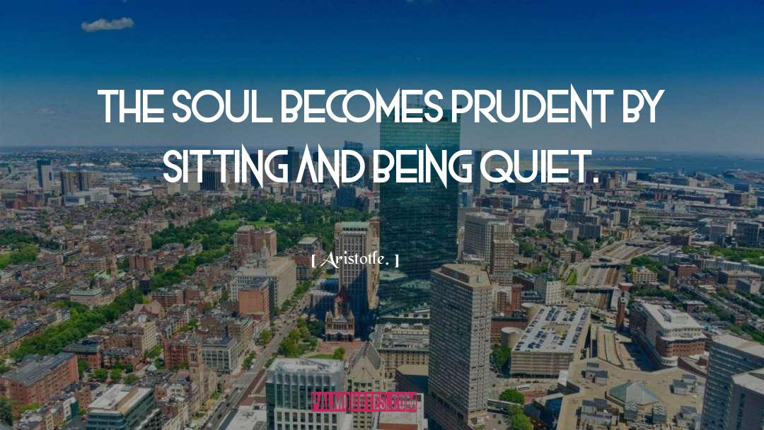 Being Quiet quotes by Aristotle.