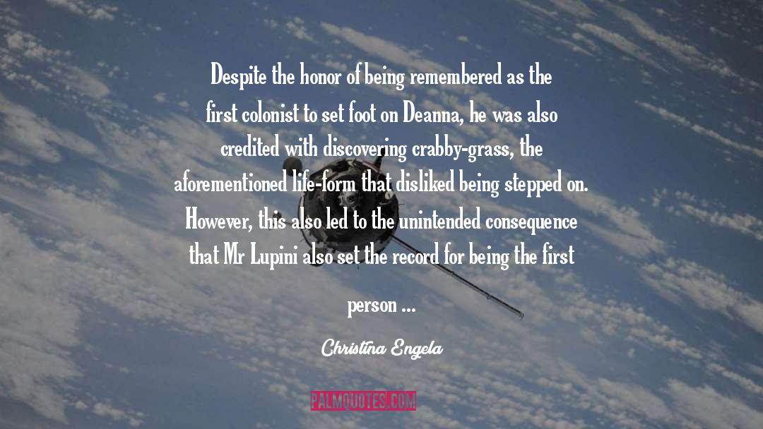 Being Remembered quotes by Christina Engela