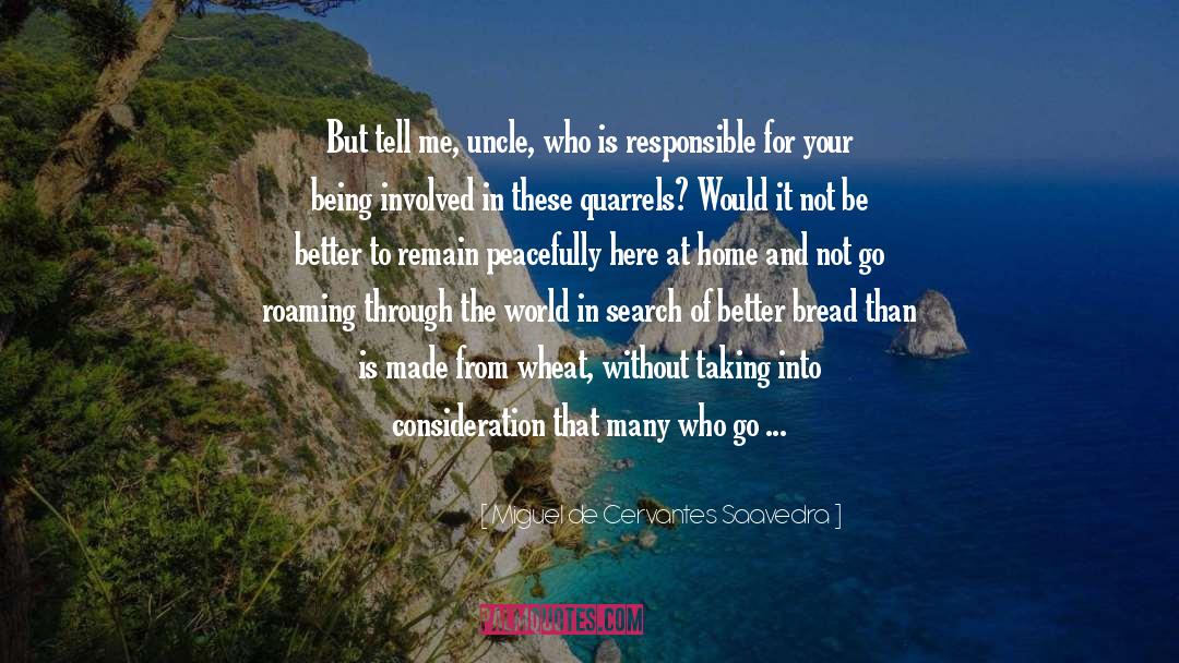 Being Responsible For Your Actions quotes by Miguel De Cervantes Saavedra