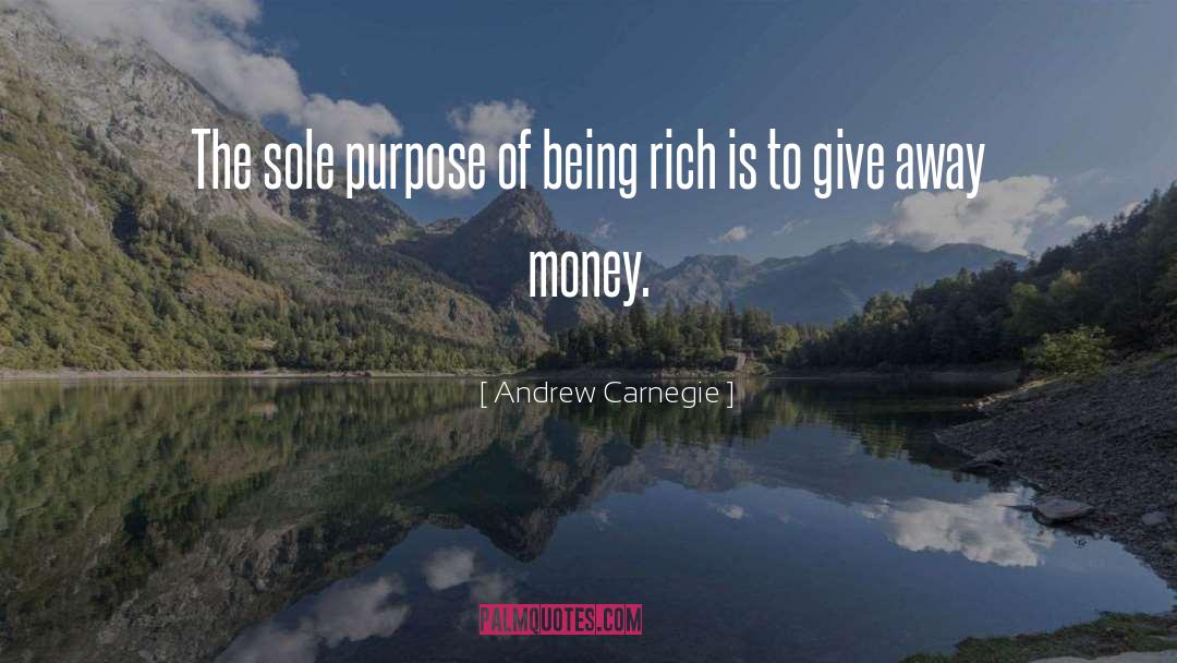 Being Rich quotes by Andrew Carnegie