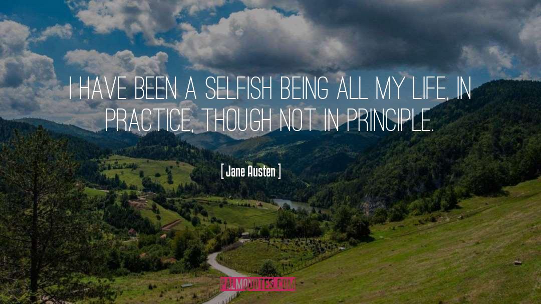 Being Selfish quotes by Jane Austen