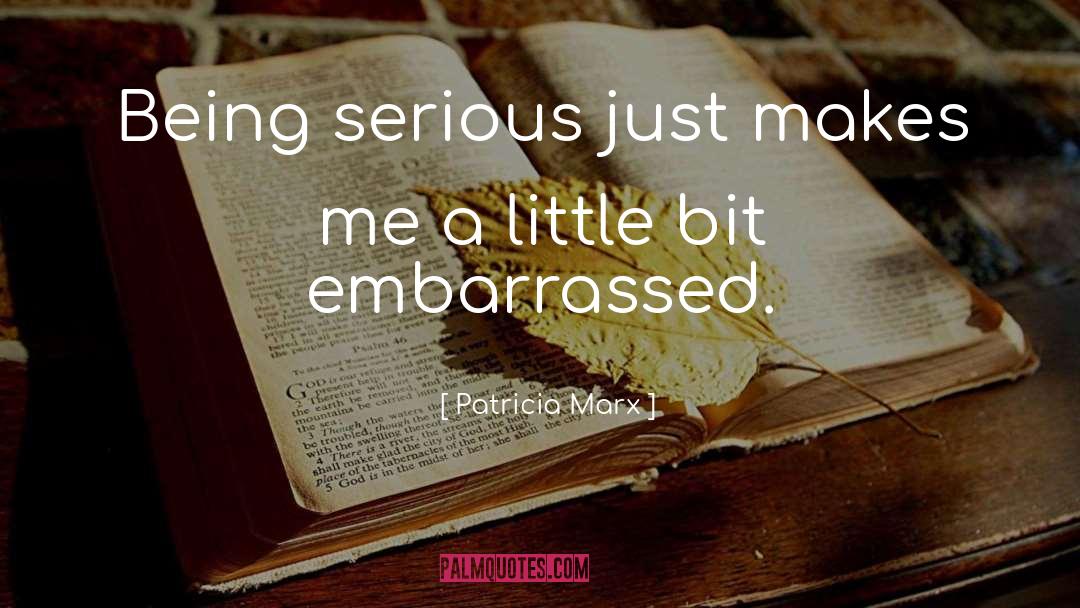 Being Serious quotes by Patricia Marx