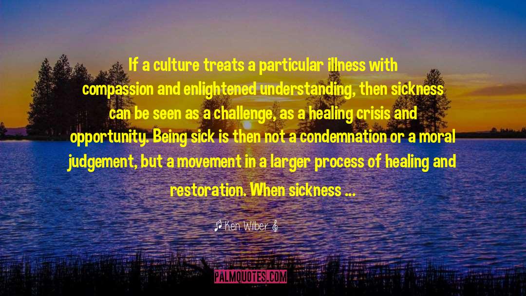 Being Sick quotes by Ken Wilber