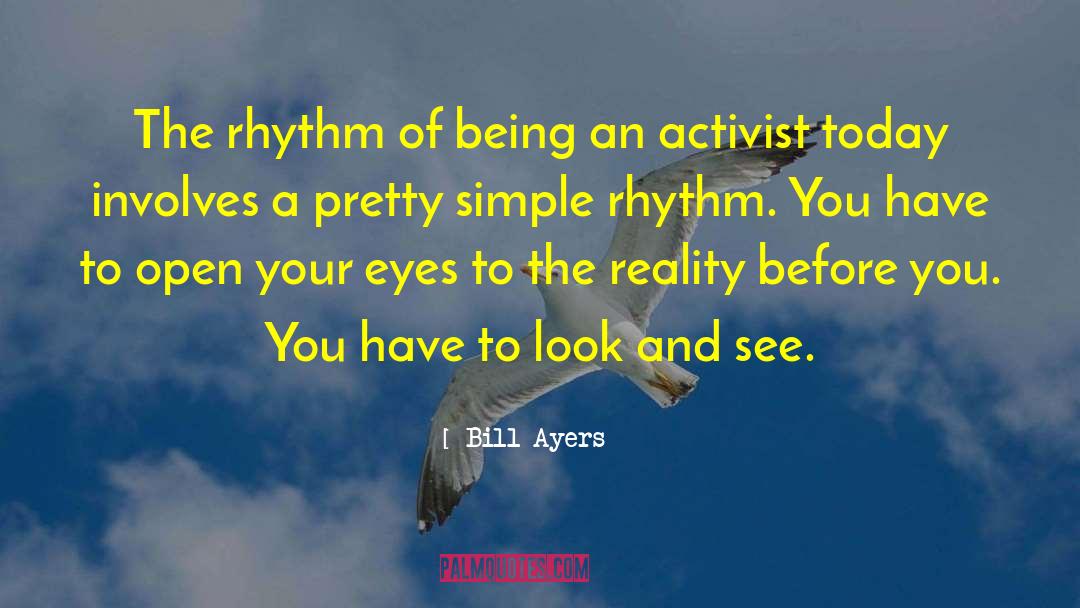 Being Simple Beauty quotes by Bill Ayers