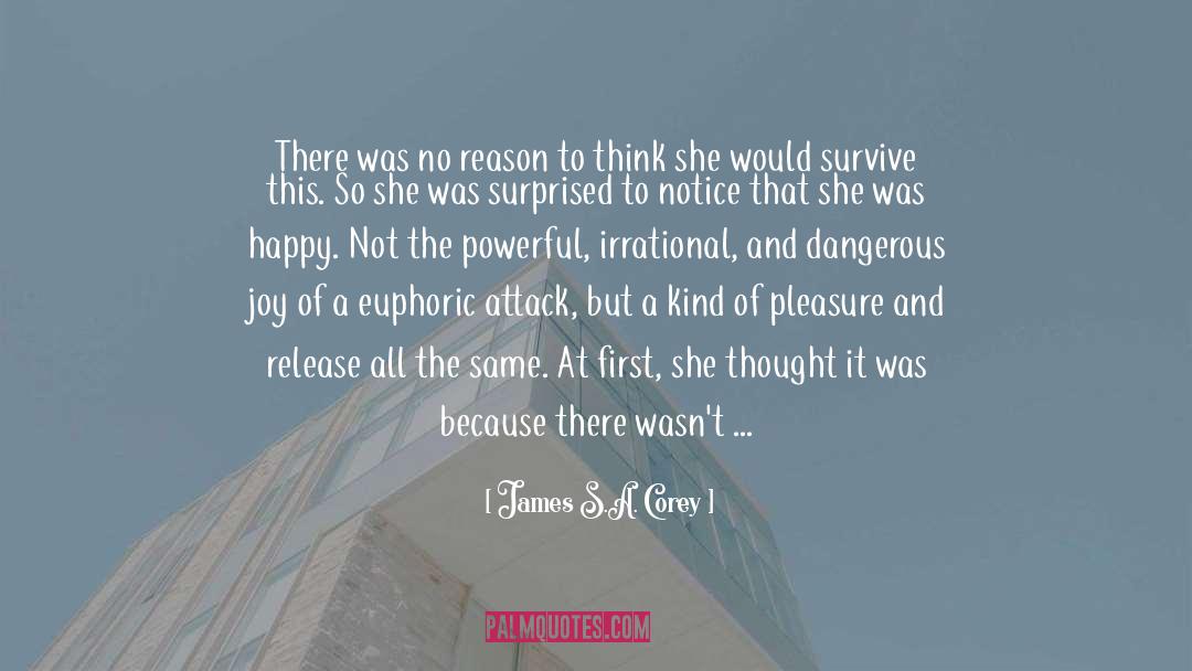 Being So Happy In Life quotes by James S.A. Corey