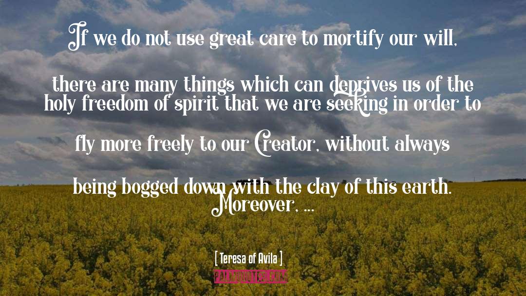Being Special quotes by Teresa Of Avila