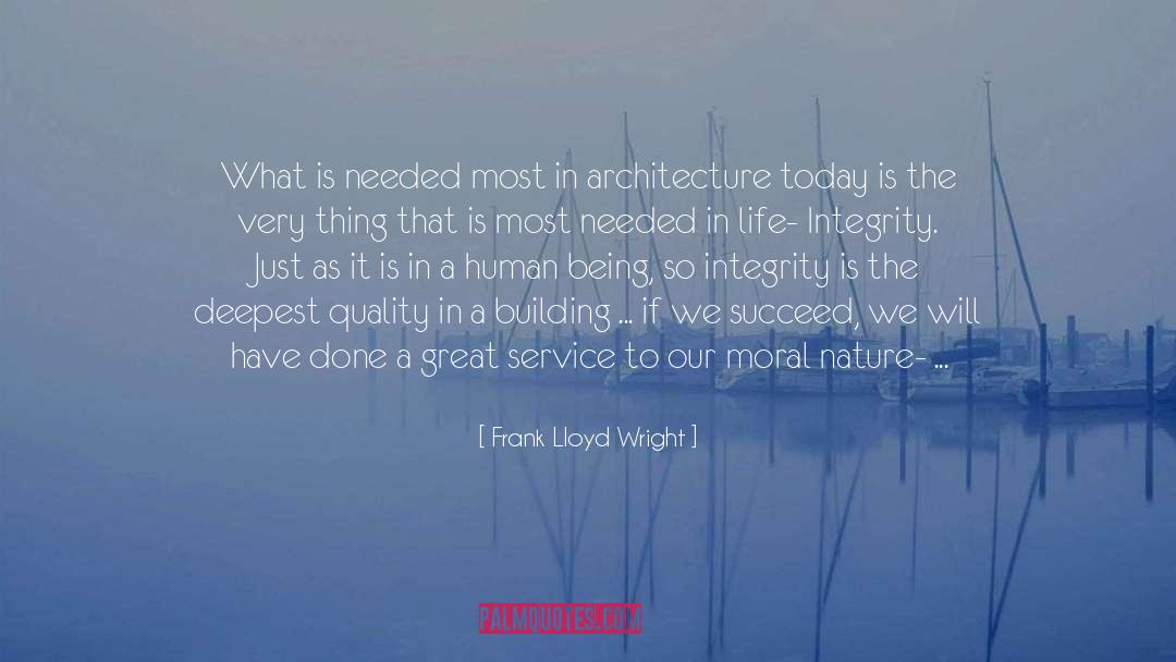 Being Straightforward quotes by Frank Lloyd Wright