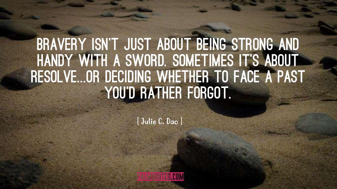 Being Strong quotes by Julie C. Dao