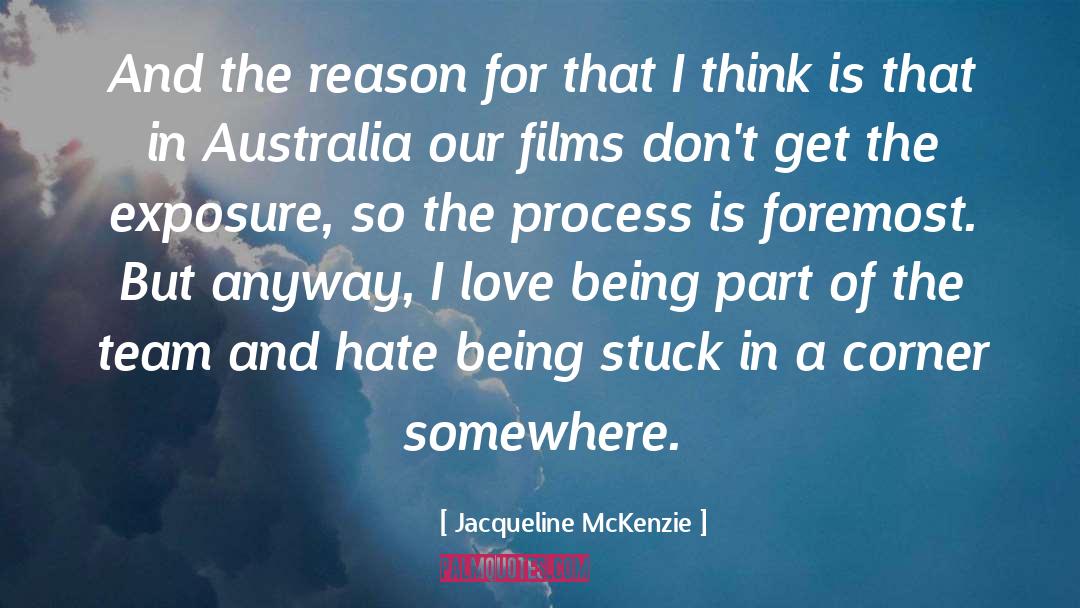 Being Stuck quotes by Jacqueline McKenzie