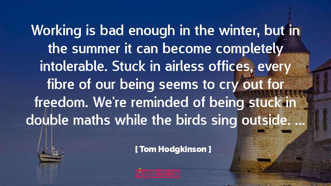 Being Stuck quotes by Tom Hodgkinson