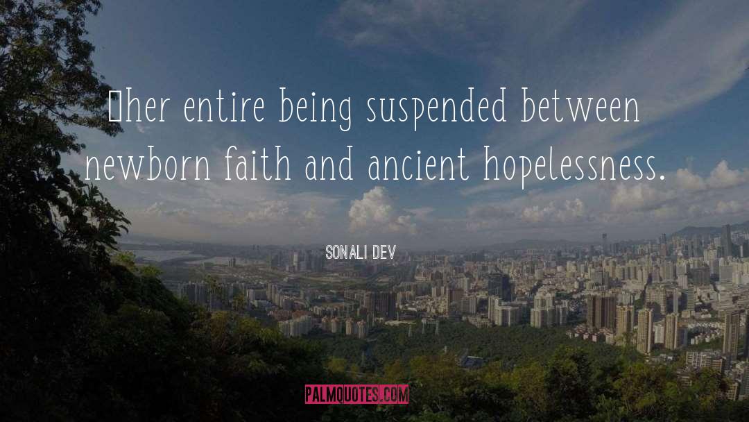 Being Suspended quotes by Sonali Dev