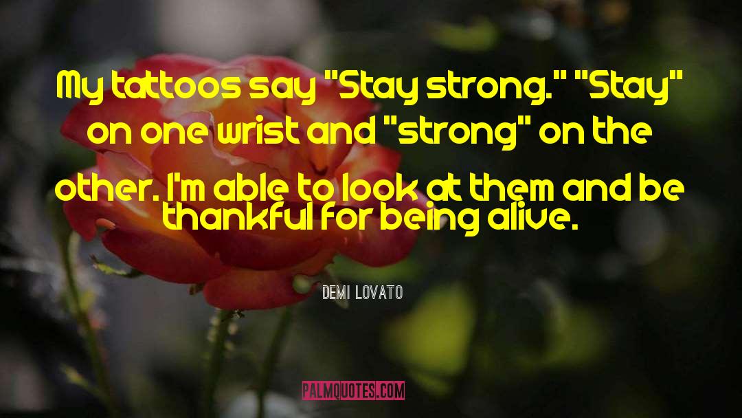 Being Thankful For Gifts quotes by Demi Lovato