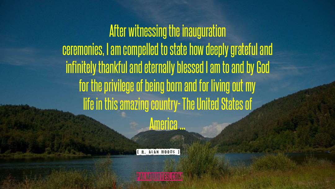 Being Thankful For Gifts quotes by R. Alan Woods