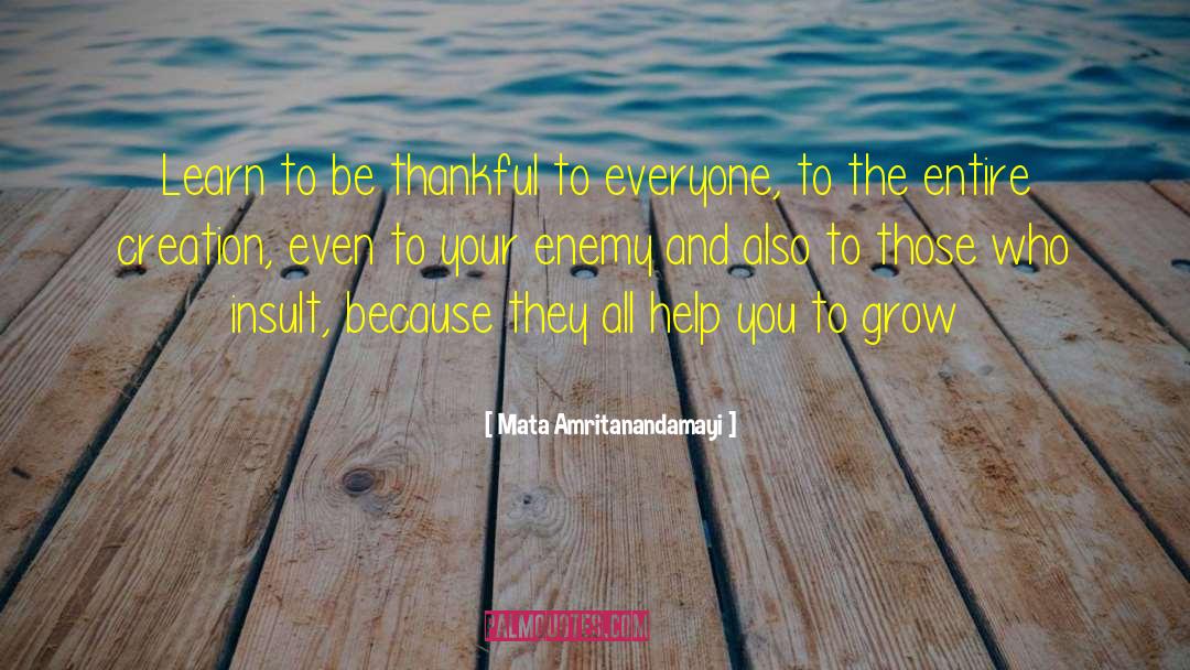 Being Thankful To Parents quotes by Mata Amritanandamayi