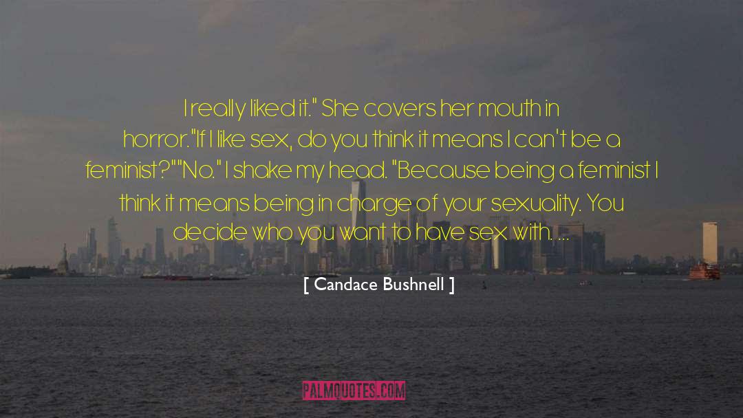 Being The Nice Guy quotes by Candace Bushnell