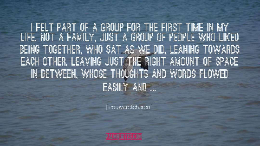 Being Together quotes by Indu Muralidharan