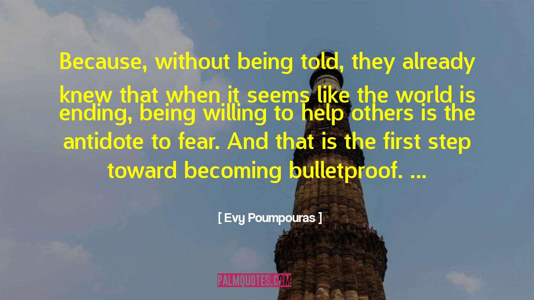 Being Told quotes by Evy Poumpouras