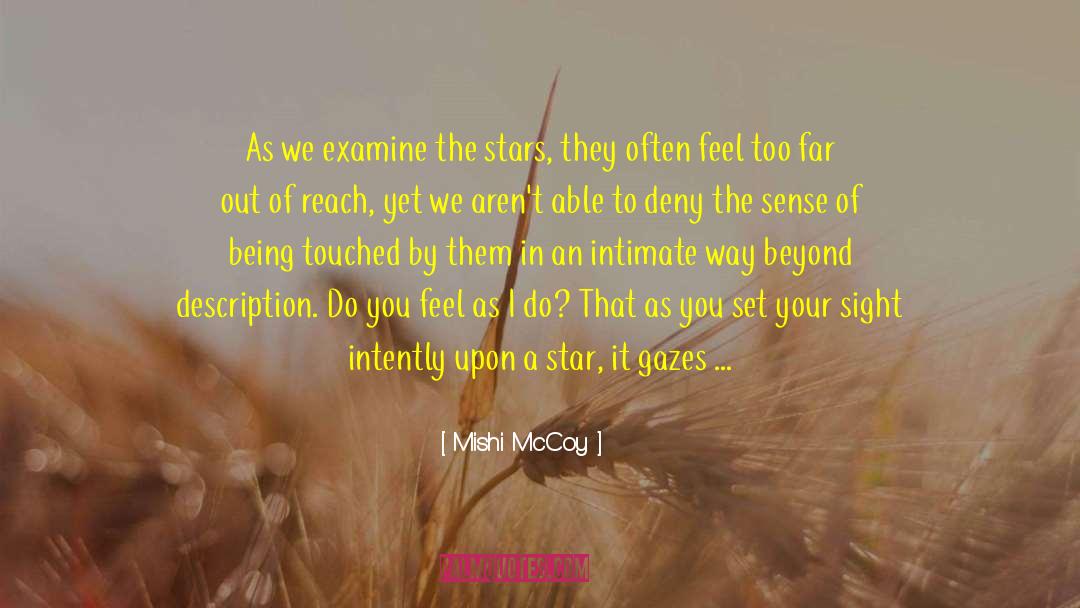 Being Touched quotes by Mishi McCoy