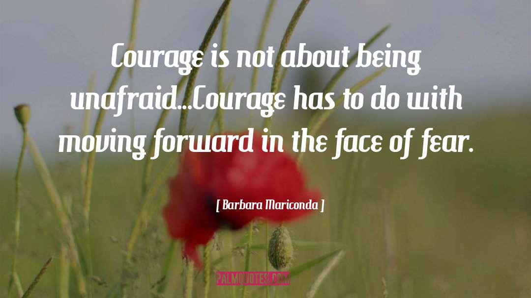 Being Unafraid quotes by Barbara Mariconda