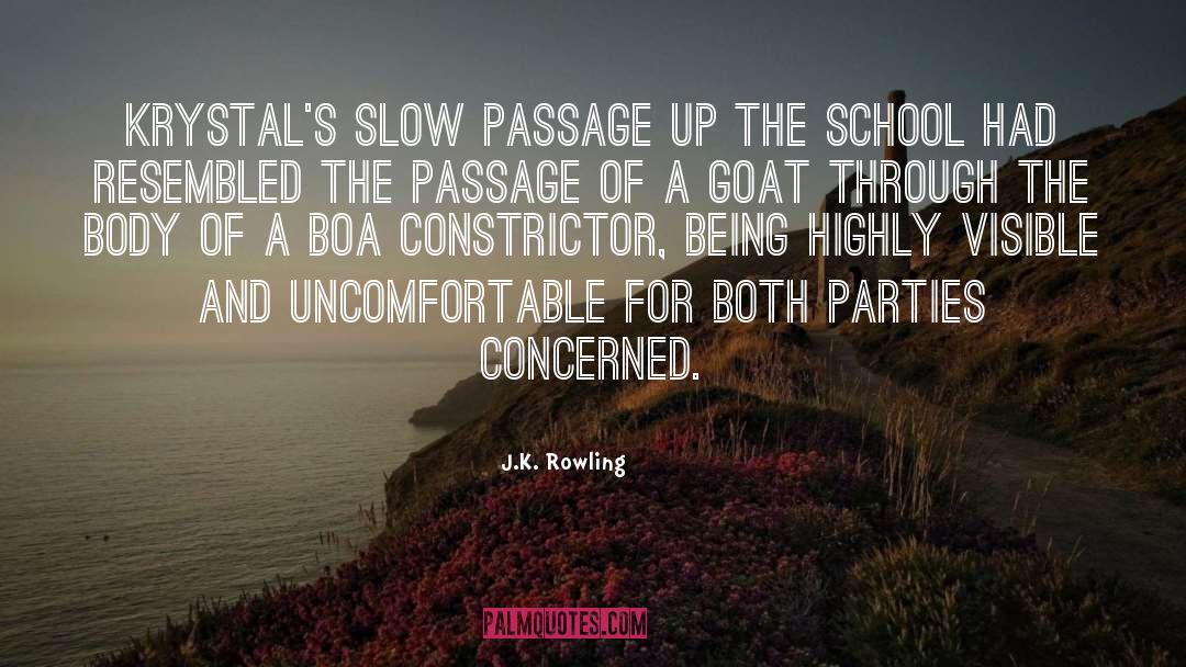 Being Uncomfortable And Growing quotes by J.K. Rowling