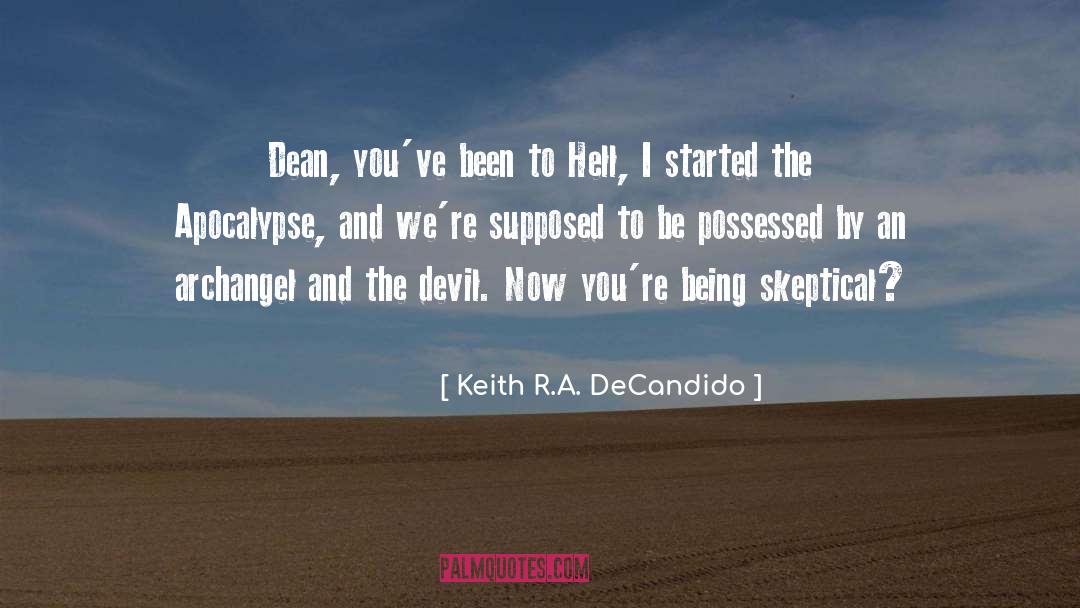 Being Unhappy quotes by Keith R.A. DeCandido