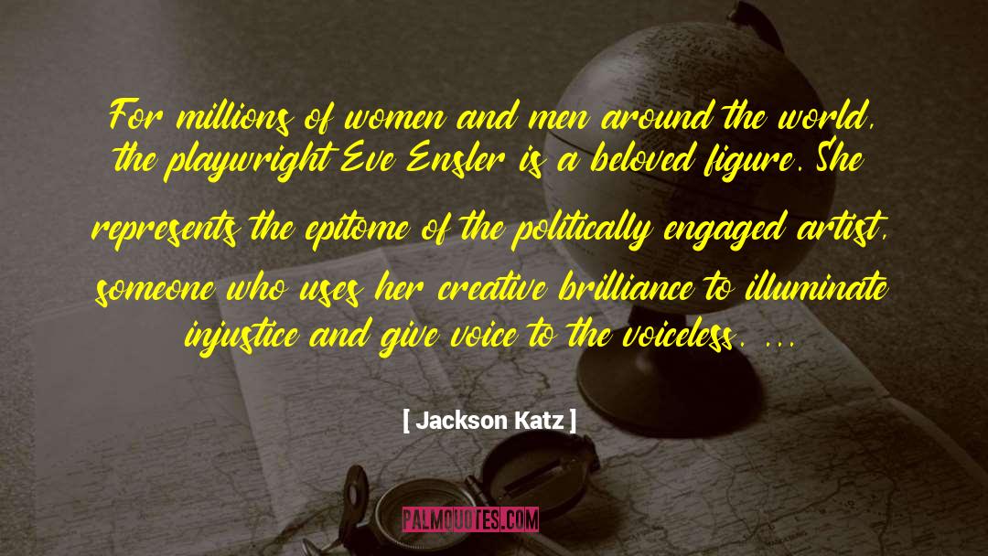 Being Voice For Voiceless quotes by Jackson Katz