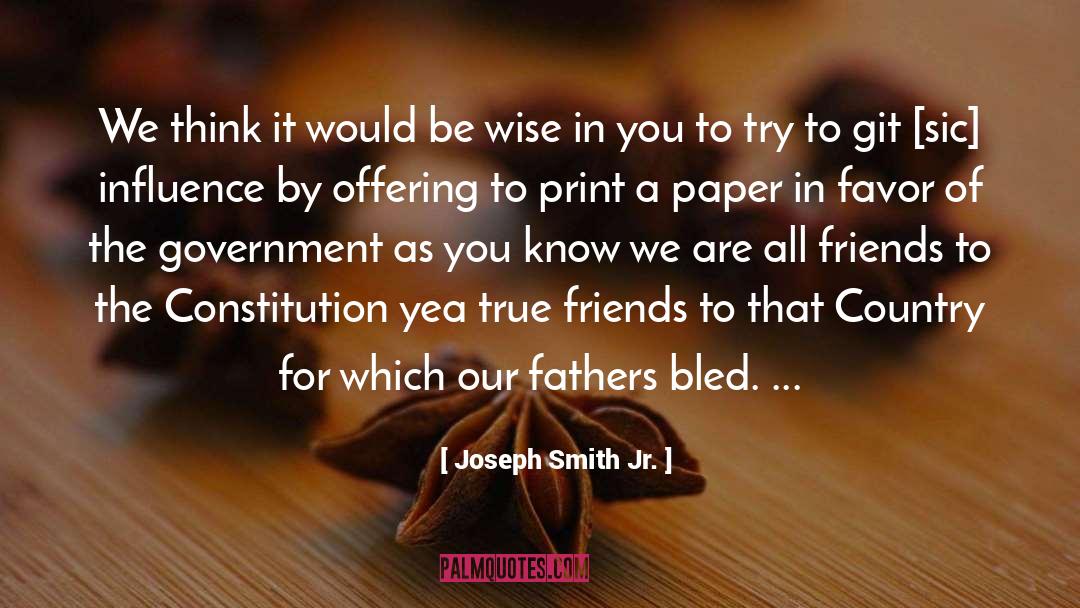 Being Wise quotes by Joseph Smith Jr.