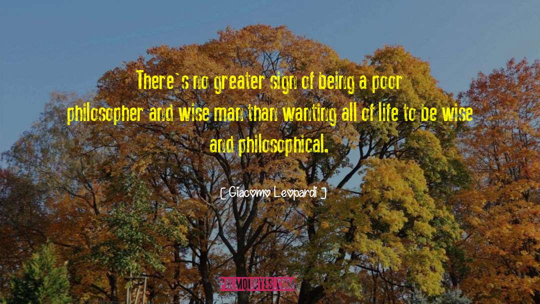 Being Wise quotes by Giacomo Leopardi