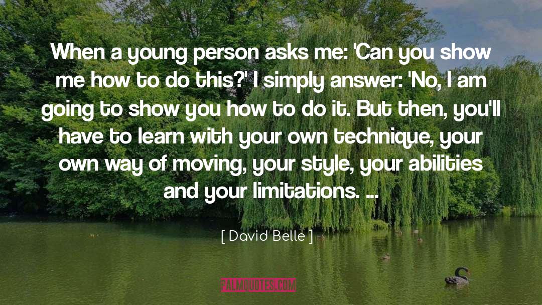 Being Young But Smart quotes by David Belle