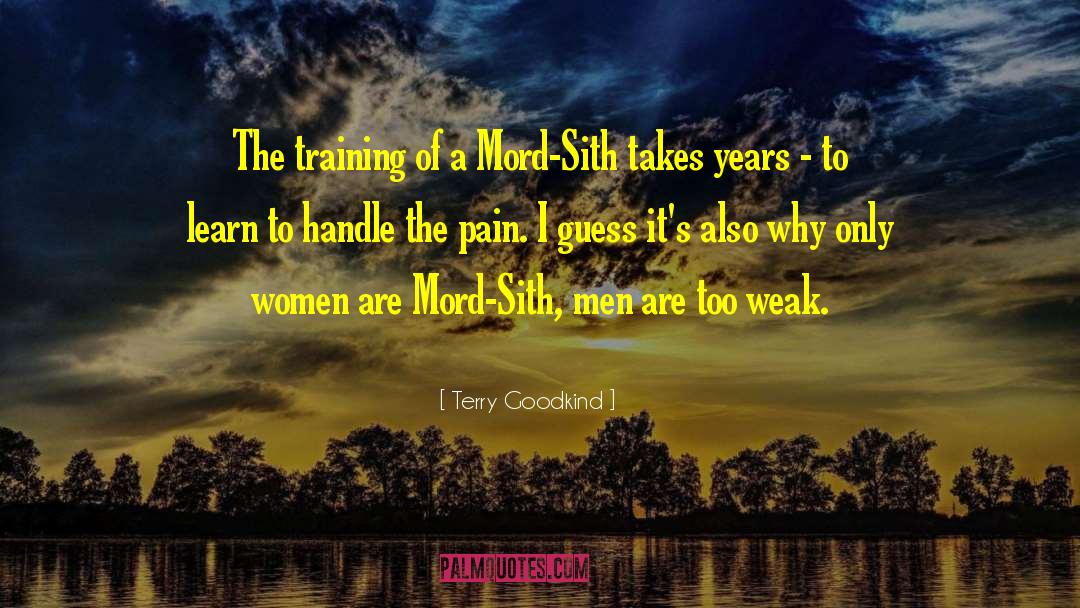 Bekele Training quotes by Terry Goodkind