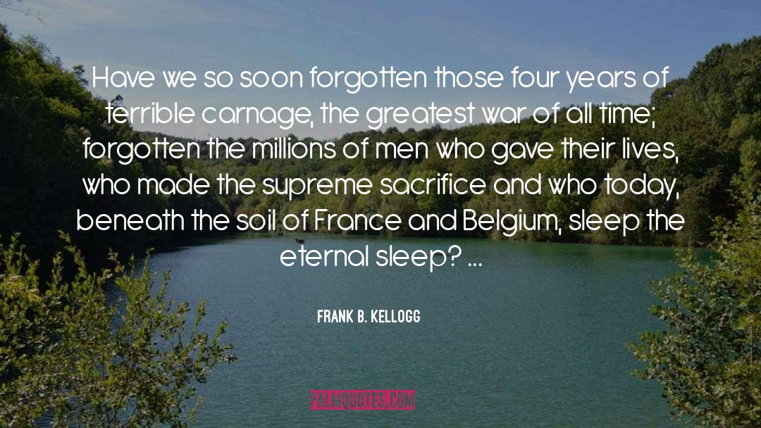 Belgium quotes by Frank B. Kellogg