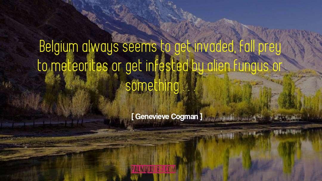 Belgium quotes by Genevieve Cogman