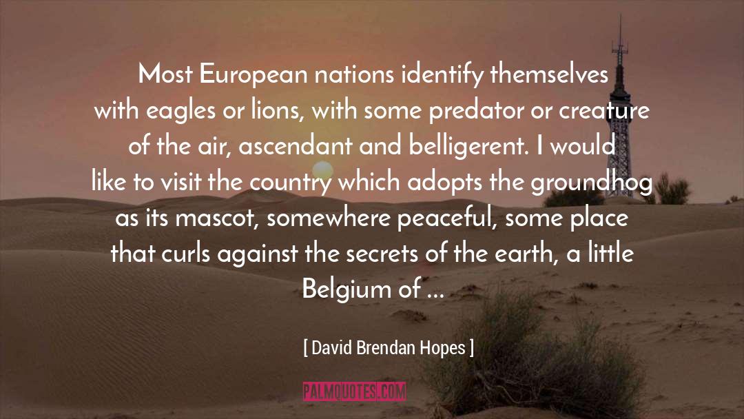 Belgium quotes by David Brendan Hopes