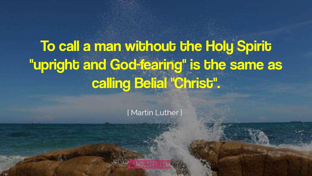 Belial quotes by Martin Luther